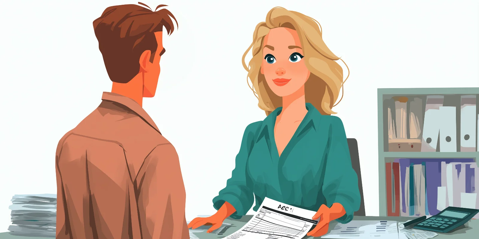 Aussie conveyancer explaining conveyancing fees to a client